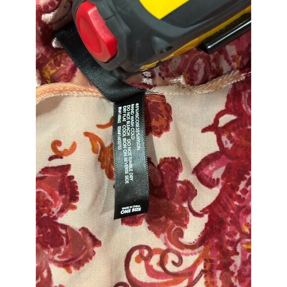 NEW Torrid Velvet Burnout Pink Red Whimsy Goth Fairy Kimono Cardigan Shawl Sheer - Picture 14 of 16